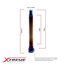Load image into Gallery viewer, BLOX Racing Titanium Extended Wheel Studs M12X1.5mm 10Pcs Honda Fitment - Burnt Wheel Studs BLOX Racing
