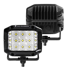 Load image into Gallery viewer, Go Rhino Xplor Bright Series Sideline Cube LED Flood Light Kit (Surface Mount) 4x3 - Blk (Pair) Light Bars &amp; Cubes Go Rhino   
