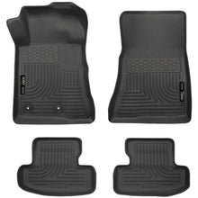 Load image into Gallery viewer, Husky Liners 15-22 Ford Mustang WeatherBeater Black Front &amp; Second Seat Floor Liner Floor Mats - Rubber Husky Liners
