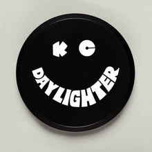 Load image into Gallery viewer, KC HiLiTES 6in. Round Hard Cover for Daylighter/SlimLite/Pro-Sport (Single) - Black w/White Smile Light Covers and Guards KC HiLiTES
