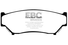Load image into Gallery viewer, EBC 99-03 Chevrolet Tracker 2.0 Ultimax2 Front Brake Pads Brake Pads - OE EBC   
