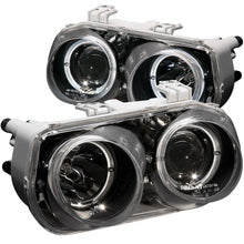 Load image into Gallery viewer, ANZO 1994-1997 Acura Integra Projector Headlights w/ Halo Black Headlights ANZO
