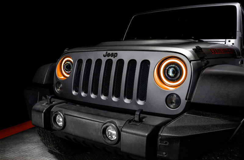 ORACLE Lighting 0718 Jeep Wrangler JK Oculus 7in Switchback BiLED Projector Headlights SEE WARRANTY Light Bars & Cubes ORACLE Lighting