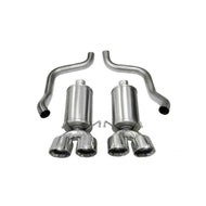 Corsa 2009-2013 Chevrolet Corvette C6 6.2L V8 Polished Xtreme Axle-Back Exhaust | 14470