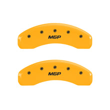 Load image into Gallery viewer, MGP 4 Caliper Covers Engraved Front &amp; Rear MGP Black finish silver ch Caliper Covers MGP
