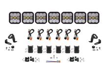 Load image into Gallery viewer, Diode Dynamics SS5 Sport Universal CrossLink 7-Pod Lightbar - White Combo Light Bars &amp; Cubes Diode Dynamics   
