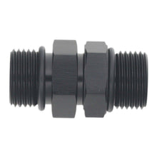Load image into Gallery viewer, DeatschWerks 8AN ORB Male to 8AN ORB Male Swivel Adapter - Anodized Matte Black Fittings DeatschWerks
