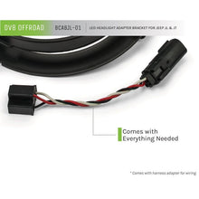 Load image into Gallery viewer, DV8 Offroad 18+ Jeep JL/Gladiator TJ / 7in Headlights Adapter Kit Headlights DV8 Offroad
