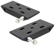 RockJock Jeep CJ Front HD Leaf Spring Plates w/ Sway Bar Mounts Pair For 2in Springs Leaf Springs & Accessories RockJock