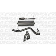 Corsa 14-19 GMC Sierra/Chevy Silv 1500 Reg. Cab/Long Bed 5.3L V8 Polished Single Side CBExhaust Catback CORSA Performance