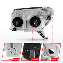 Load image into Gallery viewer, ANZO 2003-2005 Toyota 4Runner Crystal Headlights Black Headlights ANZO
