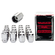 Load image into Gallery viewer, McGard 4 Lug Hex Install Kit w/Locks (Cone Seat Nut) M12X1.25 / 13/16 Hex / 1.28in. Length - Chrome Lug Nuts McGard
