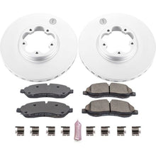 Load image into Gallery viewer, Power Stop 15-18 Ford Transit-350 HD Front Z17 Evolution Geomet Coated Brake Kit Brake Kits - Performance Blank PowerStop
