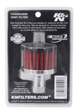 Load image into Gallery viewer, K&amp;N Steel Base Crankcase Vent Filter .75in Vent OD x 2in OD x 1.5in Height Air Filters - Universal Fit K&amp;N Engineering   
