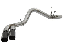 Load image into Gallery viewer, aFe Victory Series 4in 409-SS DPF-Back Exhaust w/ Dual Black Tips 2017 GM Duramax V8-6.6L(td) L5P DPF Back aFe

