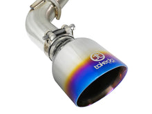 Load image into Gallery viewer, aFe Takeda 2.5in 304 SS Cat-Back Exhaust System w/ Blue Flame Tips 16-18 Infiniti Q50 V6-3.0L (tt) Catback aFe
