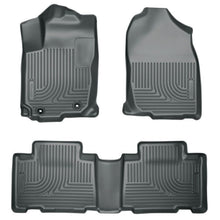 Load image into Gallery viewer, Husky Liners 2013 Honda Accord WeatherBeater Black Front &amp; 2nd Seat Floor Liners (4-Door Sedan Only) Floor Mats - Rubber Husky Liners
