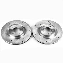 Load image into Gallery viewer, Power Stop 04-11 Mazda RX-8 Front Evolution Drilled &amp; Slotted Rotors - Pair Brake Rotors - Slot &amp; Drilled PowerStop   
