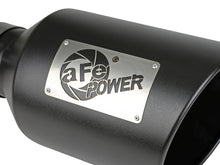 Load image into Gallery viewer, aFe Power MACH Force-Xp 409 Stainless Steel Clamp-on Exhaust Tip Black Tips aFe
