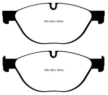 Load image into Gallery viewer, EBC 12-13 BMW 528 2.0 Turbo (F10) Performance Redstuff Front Brake Pads Brake Pads - Performance EBC   
