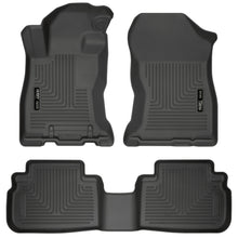 Load image into Gallery viewer, Husky Liners 2019 Subaru Forester Weatherbeater Black Front &amp; 2nd Seat Floor Liners Floor Mats - Rubber Husky Liners
