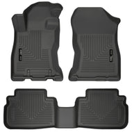 Husky Liners 2019 Subaru Forester Weatherbeater Black Front & 2nd Seat Floor Liners Floor Mats - Rubber Husky Liners