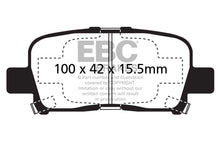 Load image into Gallery viewer, EBC 00-02 Acura MDX 3.5 Greenstuff Rear Brake Pads Brake Pads - Performance EBC   
