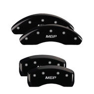 MGP 4 Caliper Covers Engraved Front & Rear MGP Black finish silver ch Caliper Covers MGP