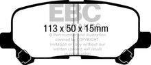 Load image into Gallery viewer, EBC 07-13 Acura MDX 3.7 Yellowstuff Rear Brake Pads Brake Pads - Performance EBC   
