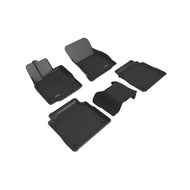3D Maxpider 18-20 Lexus Ls Series Kagu Floor Mat- Black R1 R2 Floor Mats - Rubber 3D MAXpider   