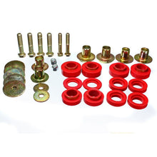 Load image into Gallery viewer, Energy Suspension Firebird Body Mount Set - Red Bushing Kits Energy Suspension
