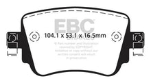 Load image into Gallery viewer, EBC 15-21 Volkswagen GTi 2.0 Turbo Greenstuff Rear Brake Pads Brake Pads - Performance EBC   
