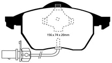 Load image into Gallery viewer, EBC 99-01 Audi A4 1.8 Turbo (B5) Redstuff Front Brake Pads Brake Pads - Performance EBC   
