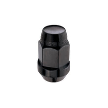 Load image into Gallery viewer, McGard Hex Lug Nut (Cone Seat Bulge Style) 1/2-20 / 3/4 Hex / 1.45in. Length (4-pack) - Black Lug Nuts McGard

