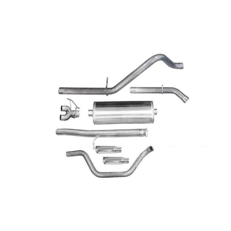 Corsa 2010-2013 Chevrolet Silverado Ext. Cab/Std. Bed 1500 4.8L V8 Polished Sport Cat-Back Exhaust Catback CORSA Performance