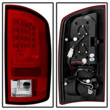 Load image into Gallery viewer, Spyder Dodge Ram 07-08 1500 Version 2 LED Tail Lights - Red Clear ALT-YD-DRAM06V2-LED-RC Tail Lights SPYDER
