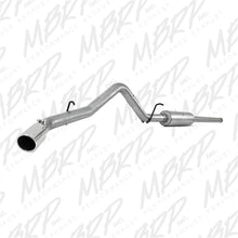 Load image into Gallery viewer, MBRP 14 Chevy/GMC 1500 Silverado/Sierra 4.3L V6/5.3L V8 Single Side Exit AL 3in Cat Back Exhaust Catback MBRP

