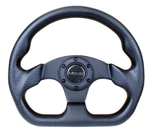 Load image into Gallery viewer, NRG Carbon Fiber Steering Wheel (320mm) Flat Bottom Matte Black Carbon Steering Wheels NRG
