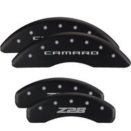 MGP 4 Caliper Covers Engraved Front & Rear MOPAR Black finish silver ch Caliper Covers MGP