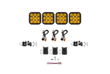 Load image into Gallery viewer, Diode Dynamics SS5 Sport Universal CrossLink 4-Pod Lightbar - Yellow Driving Light Bars &amp; Cubes Diode Dynamics   
