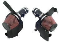 K&N 06-07 BMW M5 5.0L Flat Black Typhoon Short Ram Intake Cold Air Intakes K&N Engineering   