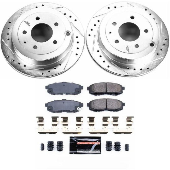 Power Stop 04-06 Mazda MPV Rear Z23 Evolution Sport Brake Kit Brake Kits - Performance D&S PowerStop   