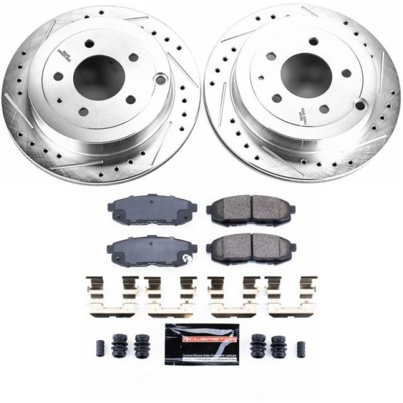 Power Stop 04-06 Mazda MPV Rear Z23 Evolution Sport Brake Kit Brake Kits - Performance D&S PowerStop   