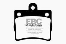 Load image into Gallery viewer, EBC 95-97 Mercedes-Benz C220 (W202) 2.2 (Single Pin Rear) Ultimax2 Rear Brake Pads Brake Pads - OE EBC   
