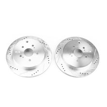 Load image into Gallery viewer, Power Stop 09-13 Suzuki Grand Vitara Rear Evolution Drilled &amp; Slotted Rotors - Pair Brake Rotors - Slot &amp; Drilled PowerStop   
