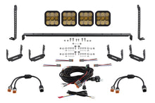 Load image into Gallery viewer, Diode Dynamics 14-23 Toyota 4Runner SS5 Stealth Grille LED 4-Pod Kit - Yellow Pro Combo Light Accessories and Wiring Diode Dynamics   
