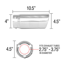 Load image into Gallery viewer, Spectre Exhaust Tip 4-1/2in. OD / Slant Tips Spectre
