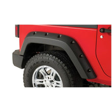 Load image into Gallery viewer, Bushwacker 07-18 Jeep Wrangler Pocket Style Flares 2pc Fits 2-Door Sport Utility Only - Black Fender Flares Bushwacker

