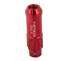 Load image into Gallery viewer, NRG 700 Series M12 X 1.5 Steel Lug Nut w/Dust Cap Cover Set 21 Pc w/Locks &amp; Lock Socket - Red Lug Nuts NRG

