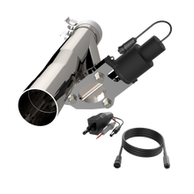 Load image into Gallery viewer, QTP 19-20 Ford Ranger 2.3L 4DR (127in Wheel Base) 2.5in 304SS Aggressor Cutout Mid Pipe Exhaust Cutouts QTP
